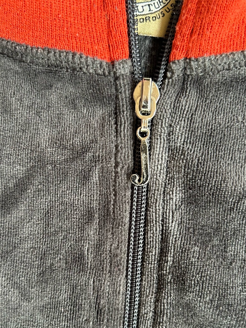 Y2K Vintage Juicy Couture Velour Tracksuit Set Made in USA Charcoal Striped M - Picture 5 of 13